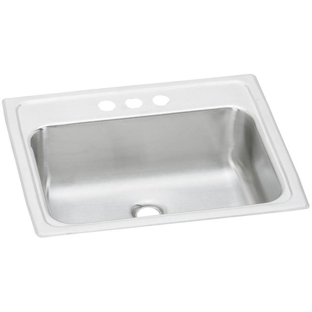 Celebrity Stainless Steel 19&apos;&apos; x 17&apos;&apos; x 6-1/8&apos;&apos;, 1-Hole Single Bowl