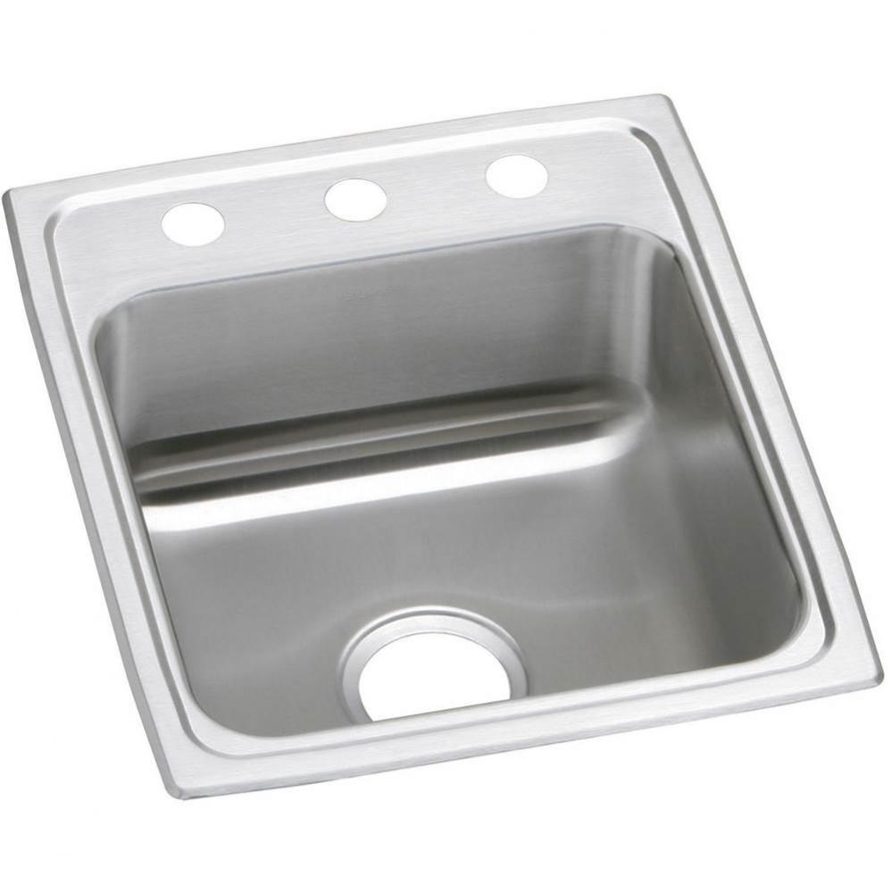 20 Gauge Stainless Steel 17&apos;&apos; x 20&apos;&apos; x 7.125&apos;&apos; Single Bowl Drop-in K