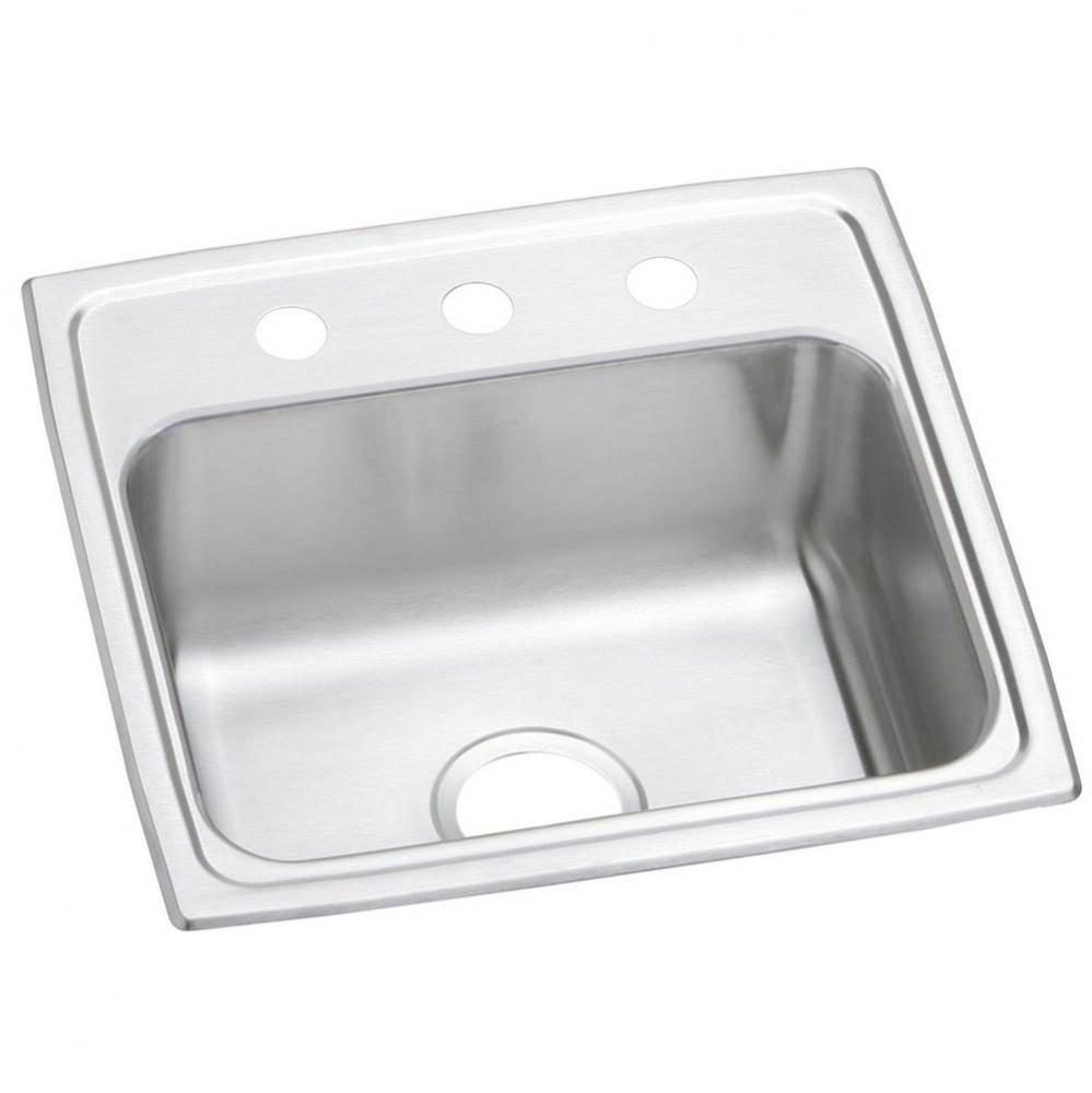 20 Gauge Stainless Steel 19&apos;&apos; x 18&apos;&apos; x 7.125&apos;&apos; Single Bowl Drop-in K