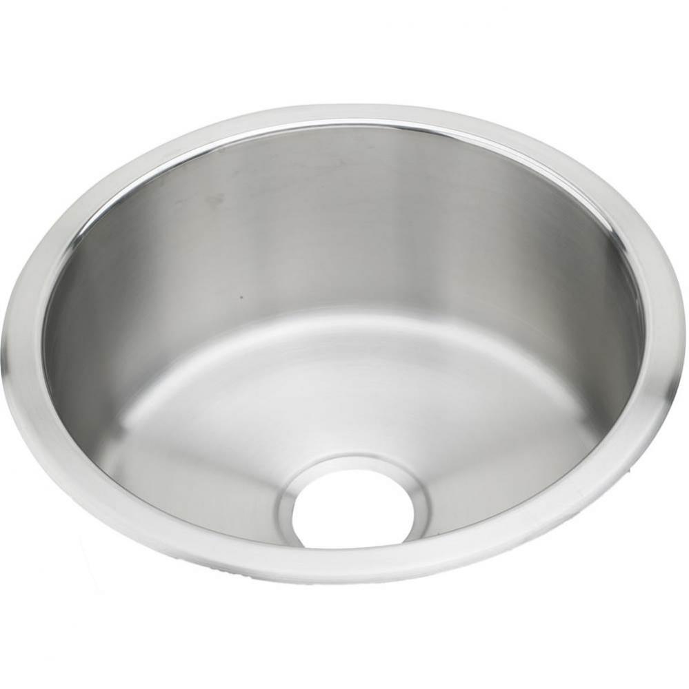 18 Gauge Stainless Steel 14.375&apos;&apos; x 14.375&apos;&apos; x 6&apos;&apos; Single Bowl Top M