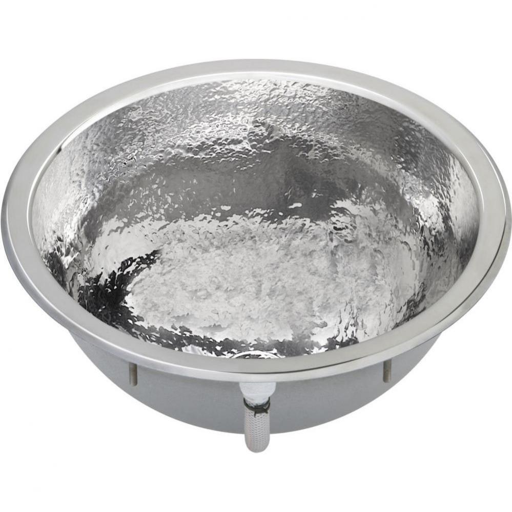 Stainless Steel 16-3/8&apos;&apos; x 16-3/8&apos;&apos; x 7&apos;&apos;, Single Bowl Dual Mount Ba