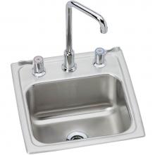 Elkay BLH15C - 18 Gauge Stainless Steel 15'' x 15'' x 7.125'' Single Bowl Drop-in B