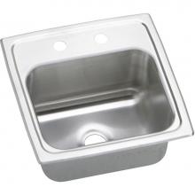 Elkay BPSRQ151 - Celebrity Stainless Steel 15'' x 15'' x 6-1/8'', Single Bowl Drop-in