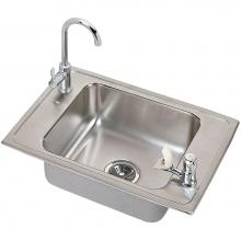 Elkay CDKAD251765C - 20 Gauge Stainless Steel 25'' x 17'' x 6.5'' Single Bowl Drop-in Sin