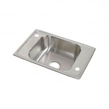 Elkay CDKR25174 - 20 Gauge Stainless Steel 25'' x 17'' x 6.875'' Single Bowl Drop-in S