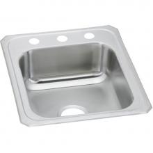 Elkay CR17212 - 20 Gauge Stainless Steel 17'' x 21.25'' x 6.875'' Single Bowl Drop-i