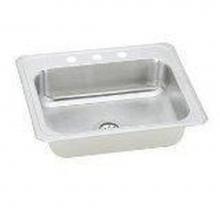 Elkay CR3122X - 20 Gauge Stainless Steel 31'' x 22'' x 6.875'' Single Bowl Drop-in K
