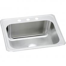 Elkay DCR2522124 - Pursuit Stainless Steel 25'' x 22'' x 12-1/4'', 4-Hole Single Bowl D