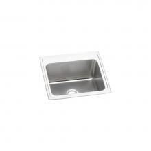 Elkay DLR252110MR2 - 18 Gauge Stainless Steel 25'' x 21.25'' x 10.125'' Single Bowl Drop-