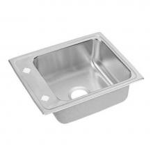 Elkay DRKAD221740X - 18 Gauge Stainless Steel 22'' x 17'' x 4'' Single Bowl Drop-in Sink