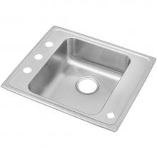 Elkay DRKAD2522602FRM - Lustertone Classic Stainless Steel 25'' x 22'' x 6'', Single Bowl Dr