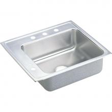 Elkay DRKADQ252260L2 - Lustertone Classic Stainless Steel 25'' x 22'' x 6'', Single Bowl Dr