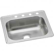 Elkay DSE133224 - 20 Gauge Stainless Steel 33'' x 22'' x 8.0625'' Single Bowl Drop-in