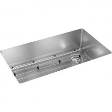 Elkay ECTRU30179RTC - Crosstown 18 Gauge Stainless Steel 31-1/2'' x 18-1/2'' x 9'', Single