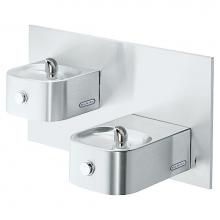 Elkay EDFP217FPK - Soft Sides Bi-Level Fountain Non-Filtered Non-Refrigerated, Freeze Resistant Stainless