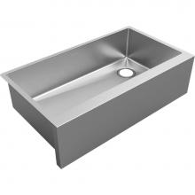 Elkay EFRUFF3417R - 16 Gauge Stainless Steel 35-7/8'' x 20-14'' x 9'' Single Bowl Farmho