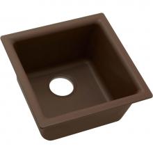 Elkay ELG1616MC0 - Quartz Classic 15-3/4'' x 15-3/4'' x 7-11/16'' Single Bowl Dual Moun