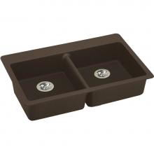 Elkay ELGAD3322PDMC0 - Quartz Classic 33'' x 22'' x 5-1/2'' Drop-in ADA Sink with Perfect D