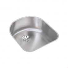 Elkay ELUH1716PD - 18 Gauge Stainless Steel 18.5'' x 20'' x 7.5'' Single Bowl Undermoun