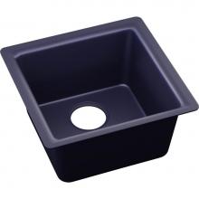 Elkay ELX1616JB0 - Quartz Luxe 15-3/4'' x 15-3/4'' x 7-11/16'' Single Bowl Dual Mount B