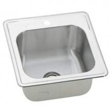Elkay ESE202010X - 20 Gauge Stainless Steel 20'' x 20'' x 10.125'' Single Bowl Drop-in