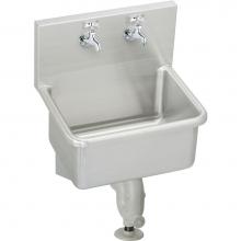 Elkay ESS2118C - Stainless Steel 21'' x 17-1/2'' x 12, Wall Hung Service Sink Kit