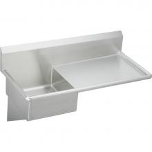 Elkay ESS4924R0 - Stainless Steel 49-1/2'' x 24'' x 10, Wall Hung Service Sink