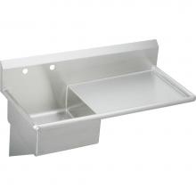 Elkay ESS4924R2 - Stainless Steel 49-1/2'' x 24'' x 10, Wall Hung Service Sink