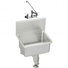 Elkay ESSW2319C - Stainless Steel 23'' x 18-1/2'' x 12, Wall Hung Service Sink Kit