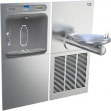 Elkay EZWS-SFGRN8K - ezH2O Bottle Filling Station and SwirlFlo Single Fountain, High Efficiency Non-Filtered Refrigerat