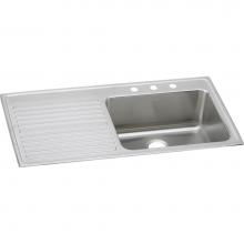 Elkay ILGR4322RMR2 - Lustertone Classic Stainless Steel 43'' x 22'' x 10'', Single Bowl D