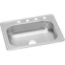 Elkay KW10125220 - Dayton Stainless Steel 25'' x 22'' x 6-1/16'', Single Bowl Drop-in S