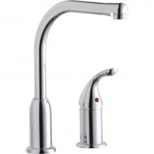 Elkay LK3000CR - Everyday Kitchen Deck Mount Faucet with Remote Lever Handle Chrome