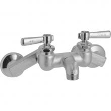 Elkay LK400 - 4''-8-3/8'' Adjustable Centers Wall Mount Faucet with Bucket Hook Spout 2&apos