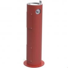Elkay LK4400FRKRED - Outdoor Fountain Pedestal Non-Filtered, Non-Refrigerated Freeze Resistant Red