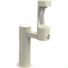 Elkay 4410BFFRKBGE - Halsey Taylor Endura II Outdoor HydroBoost Bottle Filling Station, Pedestal Non-Filtered Non-Refri