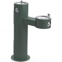 Elkay 4420FRKEVG - Halsey Taylor Endura II Tubular Outdoor Fountain, Bi-Level Pedestal Non-Filtered Non-Refrigerated