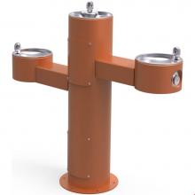 Elkay LK4430TER - Outdoor Fountain Tri-Level Pedestal Non-Filtered, Non-Refrigerated Terracotta