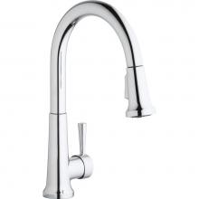 Elkay LK6000CR - Everyday Single Hole Deck Mount Kitchen Faucet with Pull-down Spray Forward Only Lever Handle Chro