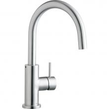 Elkay LK7921SSS - Allure Single Hole Kitchen Faucet with Lever Handle Satin Stainless Steel