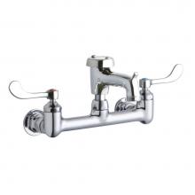 Elkay LK940BP03T4H - WALL MNT 8IN, BUCKET HK POL 3IN SPT, 1PC WRIST BLD HNDL, 4IN