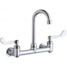 Elkay LK940GN04T4H - WALL MNT 8IN, GN 4IN SPT, 1PC WRIST BLD HNDL, 4IN, 1/2IN HW