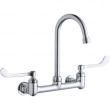 Elkay LK940GN05T6H - WALL MNT 8IN, GN 5IN SPT, 1PC WRIST BLD HNDL, 6IN, 1/2IN HW