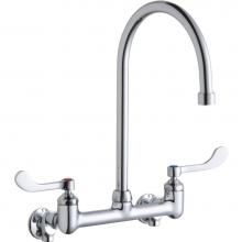 Elkay LK940GN08T4S - WALL MNT 8IN, GN 8IN SPT, 1PC WRIST BLD HNDL, 4IN, SHUT OFF