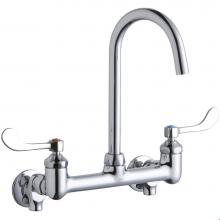 Elkay LK940LGN05T4S - WALL MNT 8IN, GN 5IN SPT, 1PC WRIST BLD HNDL, 4IN, SHUT OFF