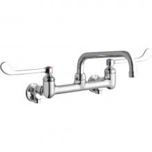 Elkay LK940TS08T6S - WALL MNT 8IN, TUBE 8IN SPT, 1PC WRIST BLD HNDL, 6IN, SHUT OF