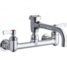 Elkay LK940VS07L2H - WALL MNT 8IN, VENTED 7IN SPT, LVR HNDL, 2IN, 1/2IN HW
