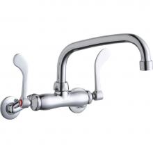 Elkay LK945AT08T4T - WALL MNT 4IN, AT 8IN SPT, 1PC WRIST BLD HNDL, 4IN, 2IN HW