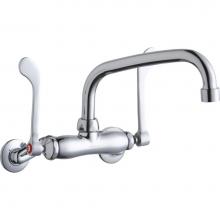 Elkay LK945AT08T6T - WALL MNT 4IN, AT 8IN SPT, 1PC WRIST BLD HNDL, 6IN, 2IN HW