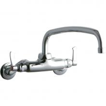 Elkay LK945AT12L2T - WALL MNT 4IN, AT 12IN SPT, LVR HNDL, 2IN, 2IN HW